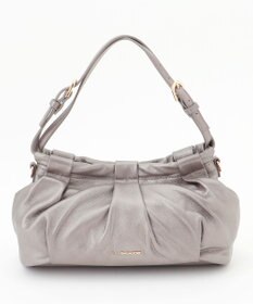 LA BAGAGERIE シープレザー　ギャザーミニバッグ