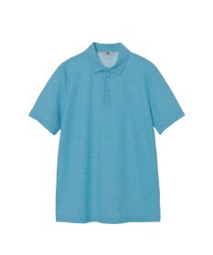 DAKS DAKS GOLF DDロゴ メッシュデニムプリント ポロシャツ