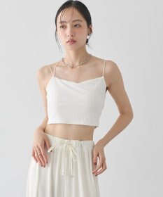 earth music&ecology カップ付ショート丈キャミソール