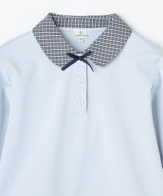 組曲 KIDS 【110-140㎝】 ミニチェック レイヤードトップス