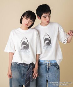 WEGO 【新柄追加/JAWS/ユニセックス着用ITEM/SMLサイズ展開】JAWSグラフィックT（S）