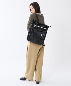 LeSportsac EVERYDAY TH CITY BKPK/アップタウンブラックシャイン/ブラック2