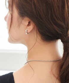 Phoebe 〈シリーズ累計販売15000点突破！〉〈痛くないシリーズ〉ノーブルパールシャインエアリーイヤリング シルバー