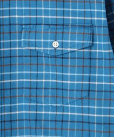 J.PRESS MEN コットンネル タッタソールシャツ/B.D