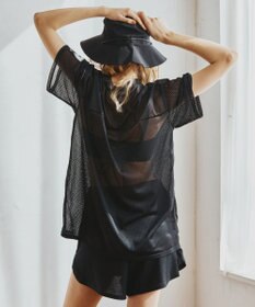 San-ai Resort（三愛水着楽園） WEB限定メッシュTシャツブラトップ4点セット水着