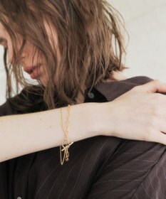YECCA VECCA マンテルチェーン2連ブレスレット