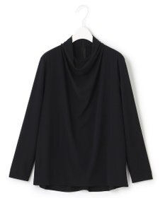 ICB 【洗える】 ジョーゼットスムース ドレープカットソー
