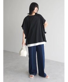 Green Parks ポンチョ風レイヤードチュニック