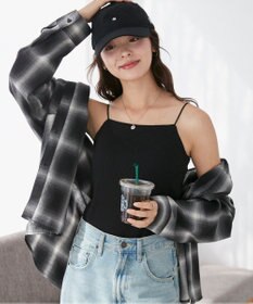 WEGO 【カップ付きインナー】なちゅ盛れカップインキャミ