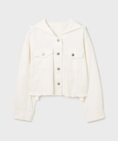 GRACE CONTINENTAL フードジップデニムジャケット