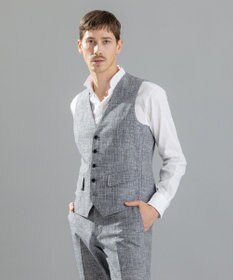 JOSEPH HOMME クールドッツストレッチ　ジレ