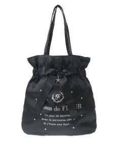 Maison de FLEUR スターシャイニーリボントートバッグ