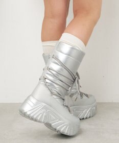 WEGO レースアップパテッドブーツ