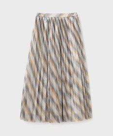 GRACE CONTINENTAL ラメラインプリーツスカート