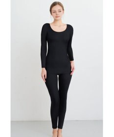 WACOAL あったかインナー 【ふんわりあったか】 8分袖 長袖 天綿オーガニックを使用 あたたかい ムレにくい しなやかでやわらかい 3Lまで対応 大きいサイズ レディース CLD310 /ワコール