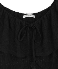 Green Parks シャーリングオフショルプルオーバー