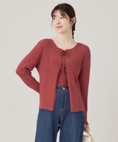 ANY SIS 【2SET】リボンカーデツイン ニット