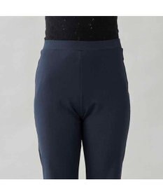 Chacott デニム調ブーツカットパンツ