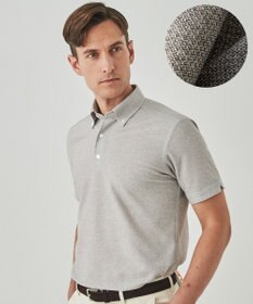 GOTAIRIKU 麻混・襟しっかり【洗える/通気性】ノルマンディーリネン ボタンダウンポロシャツ(25年モデル)