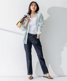 23区 L 【CLASSY. 9月号掲載/WEB限定カラーあり】LIBECO ベーシック シャツ