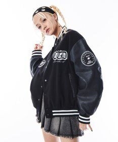 WEGO 【ユニセックス着用ITEM】メルトンワッペンスタジャン