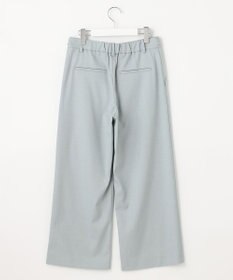 J.PRESS LADIES L 【洗える】シャークスキン セミワイド パンツ