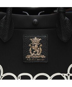 A.D.M.J. 【魔法の様に軽い】マジックライト/コード刺しゅうキューブトート25cm