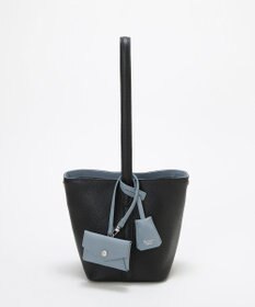 TOPKAPI 【Breath TOPKAPI】DUAL デュアル シュリンクレザー バイカラー 2way ワンハンドル ショルダーバッグ チャーム付き