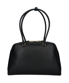 INTER-CHAUSSURES 【CHRISTIAN VILLA】チャーム付きシュリンクレザーハンドバッグ