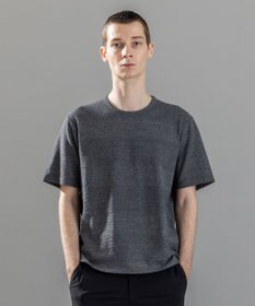 JOSEPH HOMME 新素材【清涼感/ストレッチ】リンクスメランジジャージー　クルーネックカットソー ライトグレー系