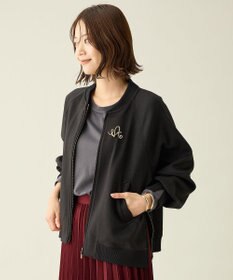 ANY サイドジップダンボールブルゾン ブラック