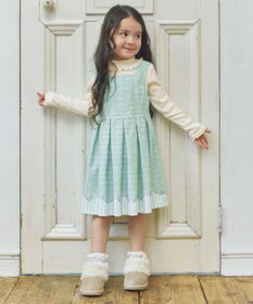 ANY KIDS 【チョコレート シリーズ】板チョコ ジャンパースカート