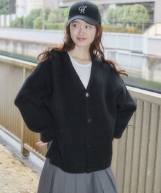 WEGO 【ユニセックス着用ITEM/MLサイズ展開】クロップドカーディガン