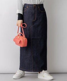 23区 23区DENIM Iライン デニムスカート ネイビー系