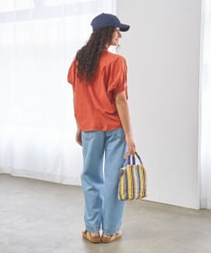 J.PRESS YORK STREET 【WOMEN】バックドレープドルマン ブラウス