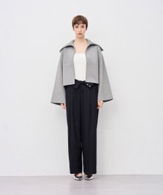 uncrave カシミヤブレンドニット ジップアップブルゾン