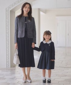 ANY KIDS チェック ジャンパースカート