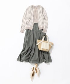 23区 S 【洗える】レーヨンポリエステルストレッチ カーディガン