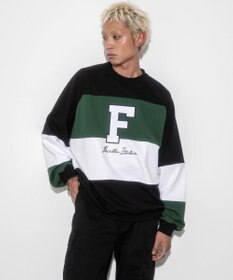 WEGO 【ユニセックス着用ITEM】別注FILAパネル切替プルオーバー