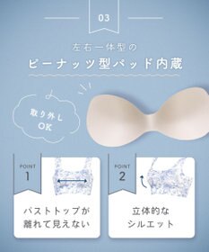 WACOAL 【GOCOCi ゴコチ】 ノンワイヤー ハーフトップ まるでつけていないような着ごこち フラット仕上げ ホックなし ブラトップ レディース CGG534 /ワコール