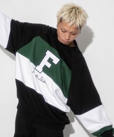 WEGO 【ユニセックス着用ITEM】別注FILAパネル切替プルオーバー