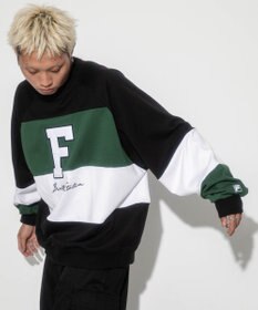 WEGO 【ユニセックス着用ITEM】別注FILAパネル切替プルオーバー