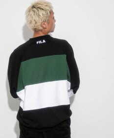 WEGO 【ユニセックス着用ITEM】別注FILAパネル切替プルオーバー