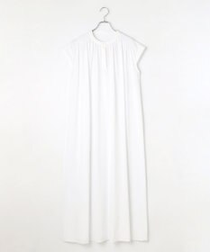 #Newans 【乾燥機可能/接触冷感】ヨークギャザーロングワンピース