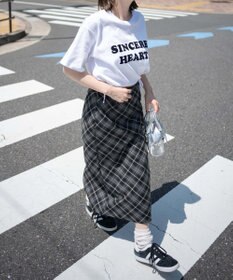 WEGO リボンデザイングラフィックショートT