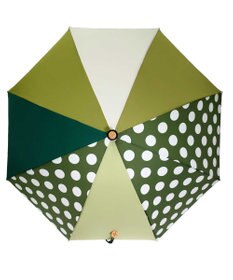 +RING レディース向け プラスリング 晴雨兼用（長ショート） GRN/WHT T1292  sunshield