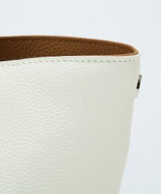 TOPKAPI 【Breath TOPKAPI】DUAL デュアル シュリンクレザー バイカラー 2way ワンハンドル ショルダーバッグ チャーム付き