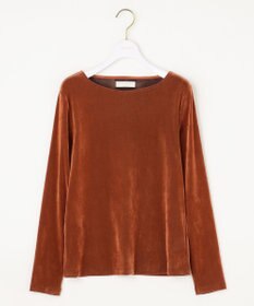 ANY SIS S 【洗える】チュールベロア プルオーバー