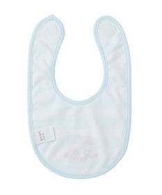 MIKI HOUSE HOT BISCUITS ボーダー柄 はっ水素材 スタイ