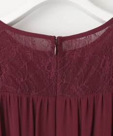 自由区 【WEB限定】シフォンレースコンビネーション ドレス